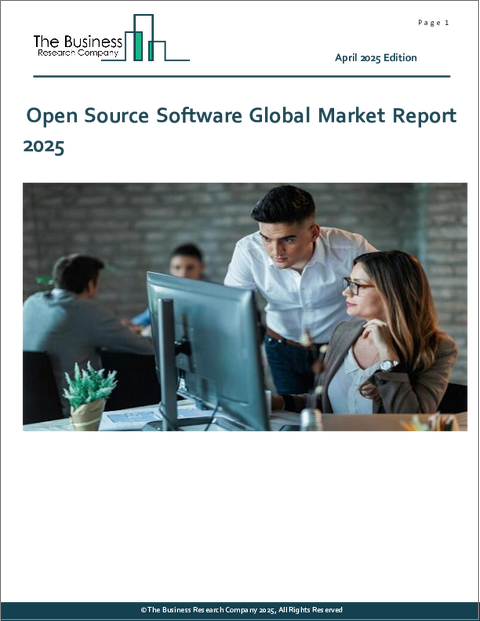 表紙:オープンソースソフトウェアの世界市場レポート 2025年