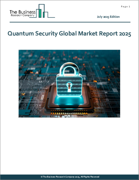 表紙：量子セキュリティの世界市場レポート 2025年