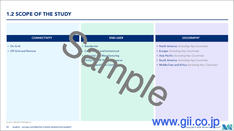 サンプル1：分散型発電：市場シェア分析、産業動向、統計、成長予測（2025年～2030年）