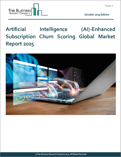 表紙：人工知能（AI）を活用したサブスクリプション解約スコアリングの世界市場レポート 2025年
