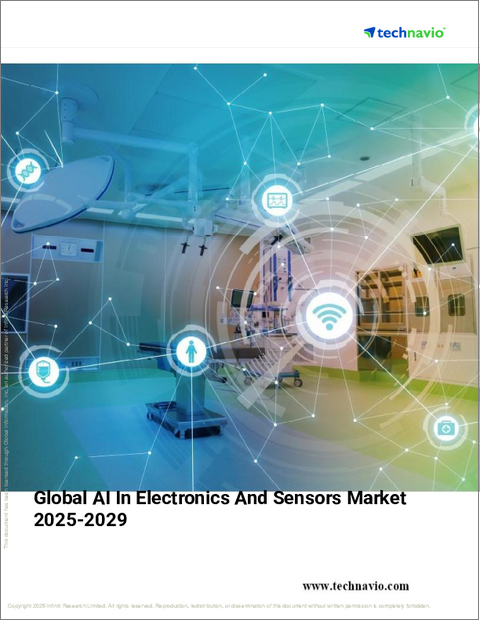表紙：エレクトロニクスとセンサーにおけるAIの世界市場 2025-2029