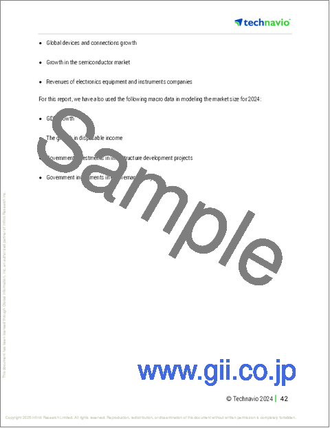 サンプル1：エレクトロニクスとセンサーにおけるAIの世界市場 2025-2029