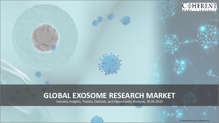 表紙：エクソソーム調査市場：製品タイプ別、疾患適応症別、ワークフロー別、開発段階別、エンドユーザー別、地域別