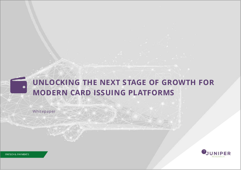 表紙：近代的カード発行プラットフォーム市場：2025～2030年