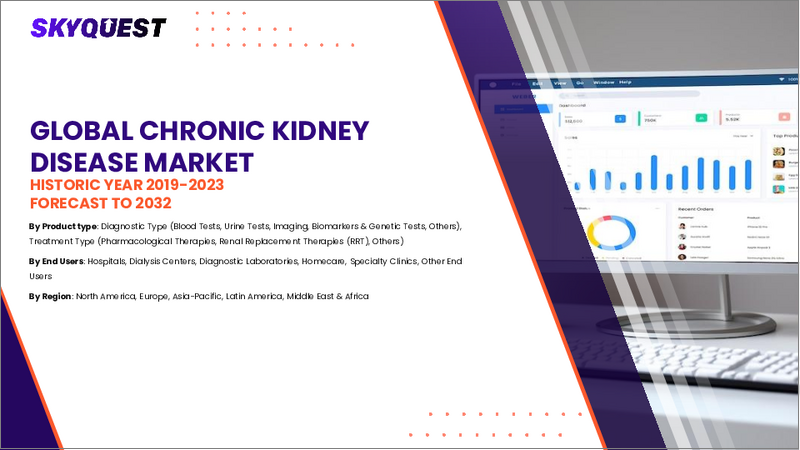 表紙：慢性腎臓病市場規模、シェア、および成長分析：診断別、治療法別、投与経路別、エンドユーザー別、地域別－業界予測2025-2032年