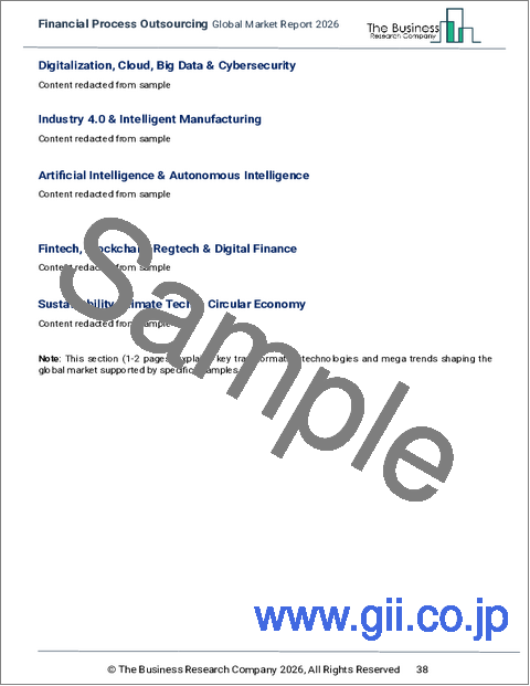 サンプル1：金融業務プロセスアウトソーシング（FPO）の世界市場レポート 2025年