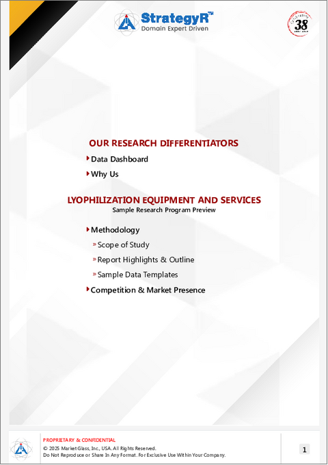 表紙：凍結乾燥装置およびサービスの世界市場