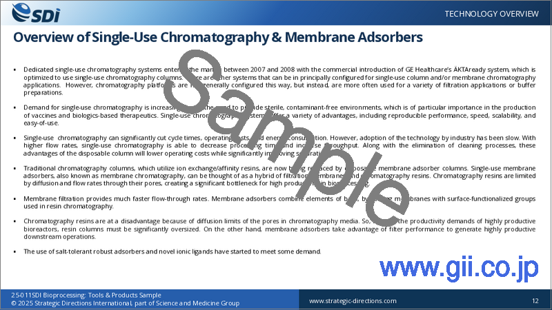 サンプル1：バイオプロセシング市場（2025年）：ツール及び製品レポート