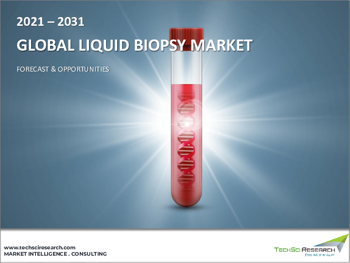 表紙:液体生検市場- 提供形態別、技術別、ワークフロー別、検体別、循環バイオマーカー別、用途別、エンドユーザー別、地域別、競合状況別の世界産業規模、シェア、動向、機会、および予測(2020-2030年)