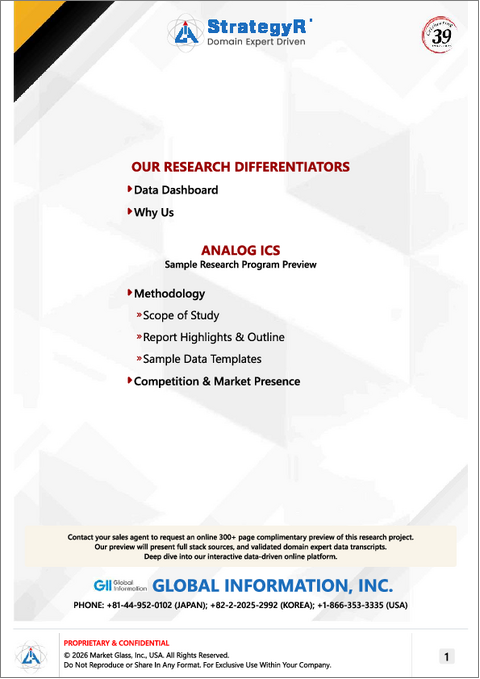 表紙：アナログICの世界市場