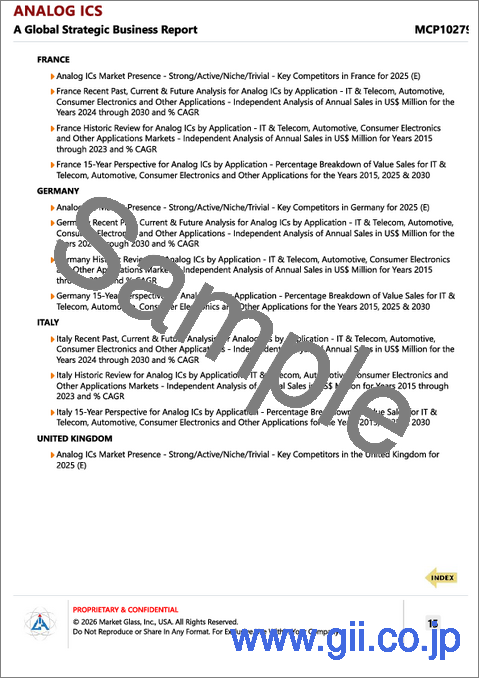 サンプル2：アナログICの世界市場