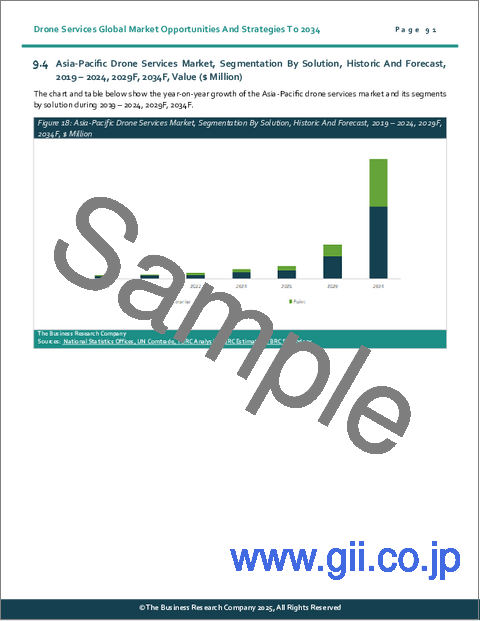 サンプル2：ドローンサービスの世界市場：2034年までの機会と戦略