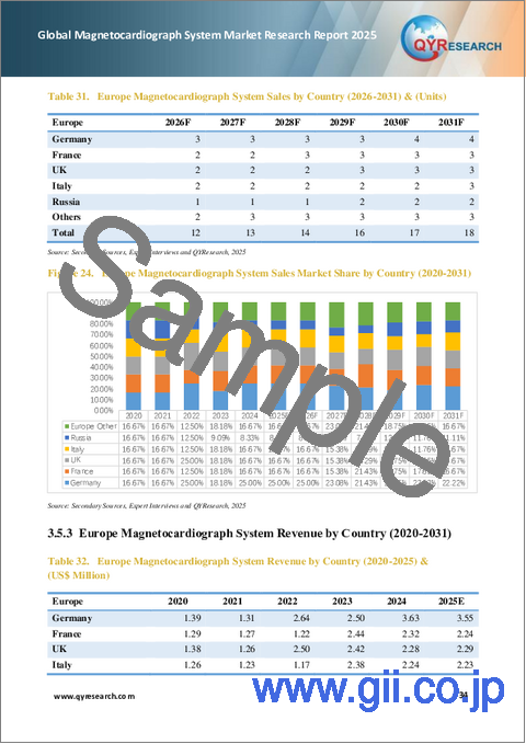 サンプル2:心磁計システムの世界市場調査レポート、2025年