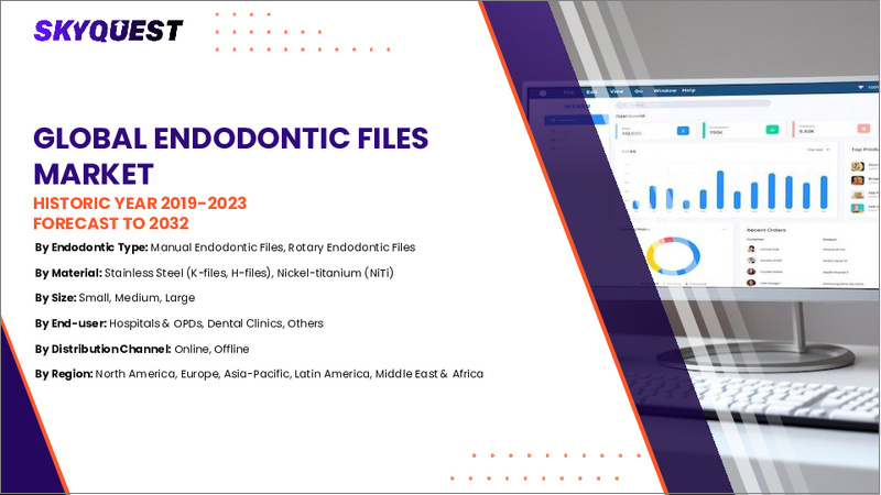 表紙：歯内治療用ファイル市場規模、シェア、成長分析：種類別、材質別、用途別、地域別－業界予測2026-2033年