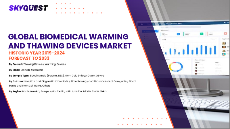 表紙:生体医療用加温・解凍装置市場規模、シェア、成長分析:製品別、サンプル別、エンドユーザー別、地域別-業界予測2026-2033年