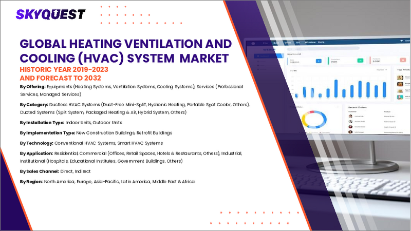 表紙：暖房・換気・空調（HVAC）システム市場規模、シェア、成長分析：設備別、用途別、地域別－業界予測2026-2033年