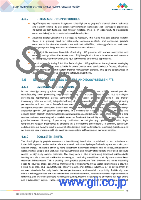 サンプル1：超高純度黒鉛の世界市場：原料別、用途別、地域別 - 2030年までの予測