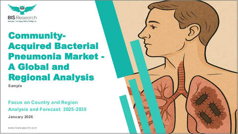 表紙：市中細菌性肺炎市場 - 世界および地域・国別の分析・予測 (2025～2035年)