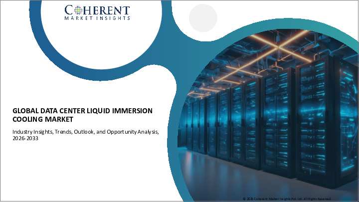 表紙:データセンター液体浸漬冷却市場:液体冷却ソリューションタイプ別、データセンター規模別、エンドユーザー産業別、地域別