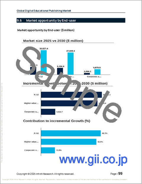サンプル2：デジタル教育出版の世界市場、2026年～2030年