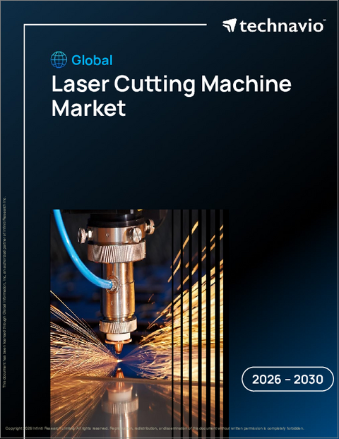 表紙:レーザー切断機の世界市場、2026年~2030年