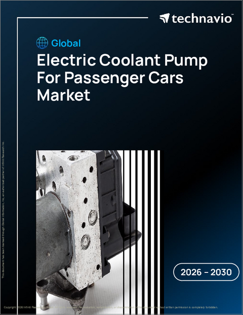 表紙：乗用車用電動クーラントポンプの世界市場、2026年～2030年