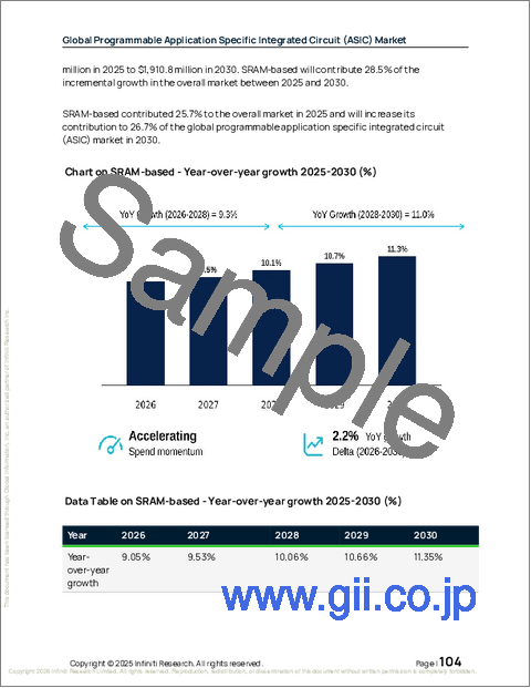 サンプル2:世界のプログラマブル特定用途向け集積回路(ASIC)市場2026-2030年