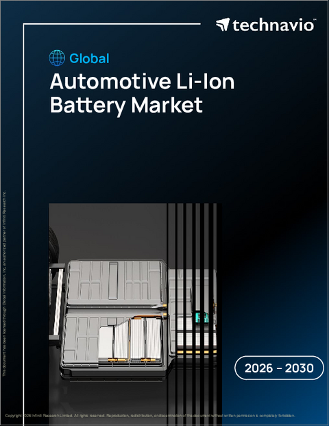 表紙：世界の自動車用リチウムイオン電池市場2026-2030年