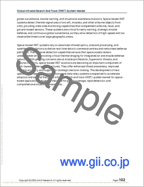 サンプル2：世界の赤外線探知追跡（IRST）システム市場2026-2030年