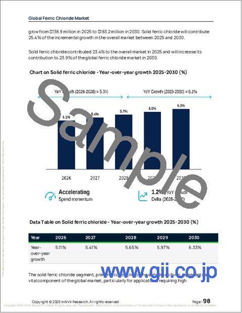 サンプル2：世界の塩化第二鉄市場2026-2030年
