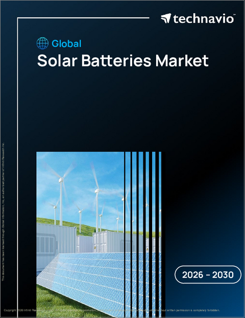 表紙：太陽電池の世界市場、2026年～2030年