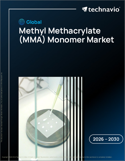 表紙：メタクリル酸メチル（MMA）モノマーの世界市場、2026年～2030年