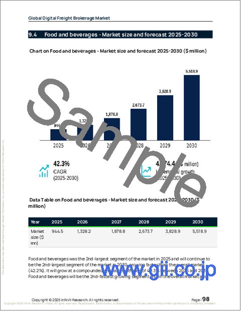 サンプル2：世界のデジタル貨物仲介市場2026-2030年