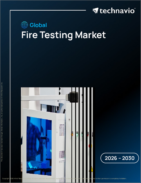 表紙：火災試験の世界市場、2026年～2030年