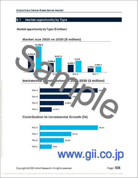 サンプル2：世界のデータセンターブレードサーバー市場2026-2030年