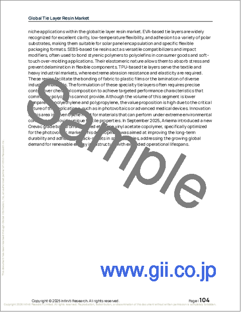 サンプル2：世界のタイヤー樹脂市場2026-2030年