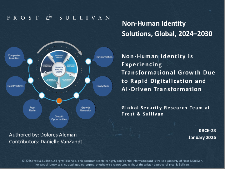表紙:世界の非人間アイデンティティソリューション(2024年~2030年)