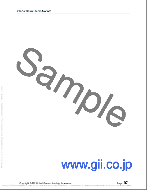 サンプル2：ドキソルビシンの世界市場、2026年～2030年