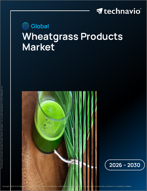 表紙：ウィートグラス製品の世界市場、2026年～2030年