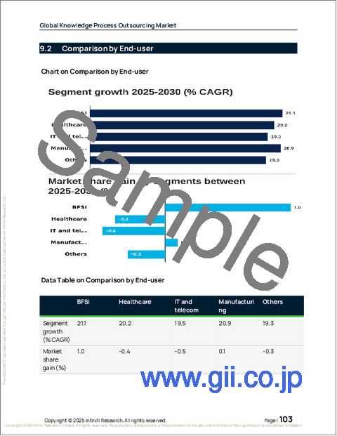 サンプル2：世界のナレッジプロセスアウトソーシング市場2026-2030年