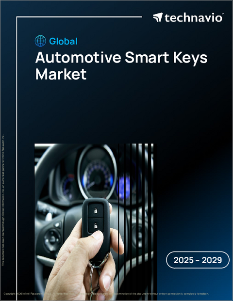表紙：世界の自動車用スマートキー市場2025-2029年