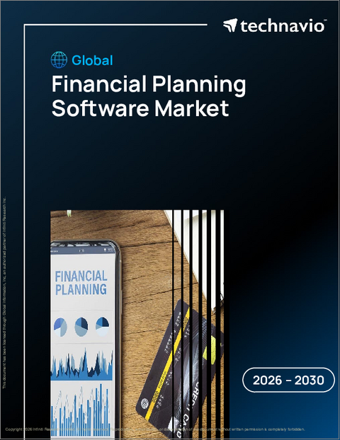 表紙：世界の金融計画ソフトウェア市場2026-2030年