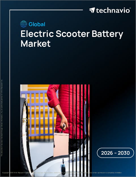 表紙：世界の電動スクーター用バッテリー市場2026-2030年