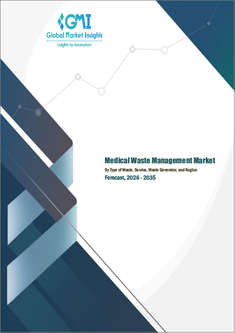 表紙:医療廃棄物管理市場の機会、成長要因、業界動向分析、および2026年から2035年までの予測