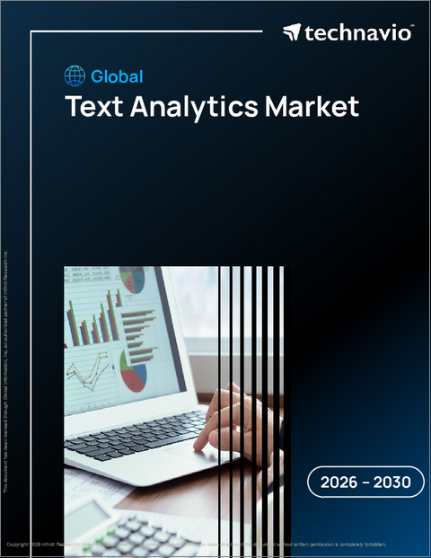 表紙:世界のテキスト分析市場2026-2030年