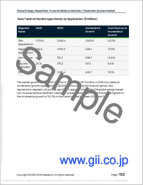 サンプル2：世界のエネルギーベース非侵襲医療＆美容治療システム市場2026-2030年