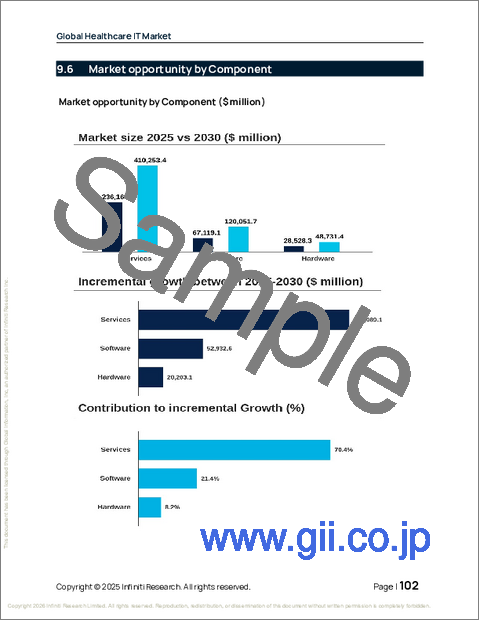 サンプル2：世界の医療IT市場2026-2030年