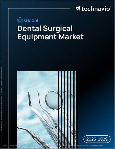 表紙:世界の歯科用外科機器市場2025-2029年