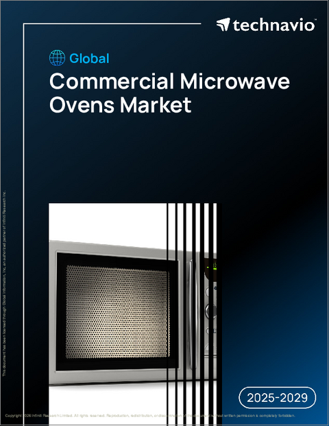 表紙：世界の業務用電子レンジ市場2025-2029年