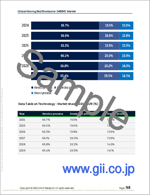 サンプル2:世界の移動床式バイオリアクター(MBBR)市場2025-2029年
